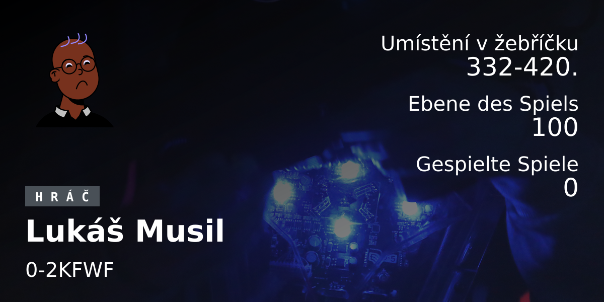 Spieler-Statistiken Lukáš Musil 