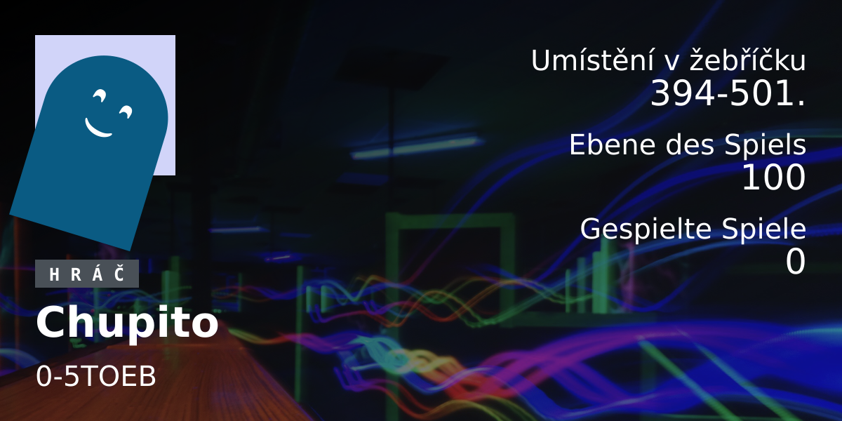 Spieler-Statistiken Chupito 
