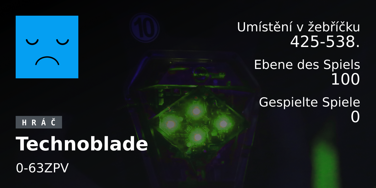 Spieler-Statistiken Technoblade