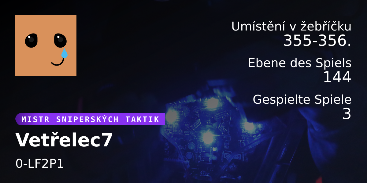 Spieler-Statistiken Vetřelec7