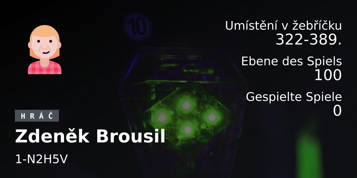 Spieler-Statistiken Zdeněk Brousil