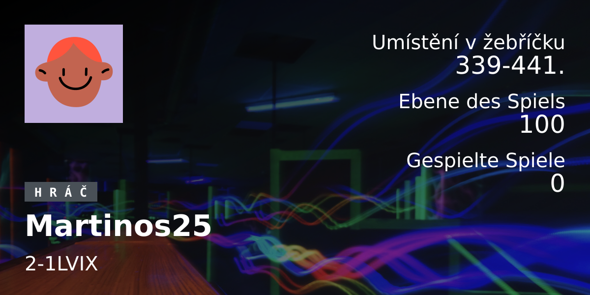 Spieler-Statistiken Martinos25