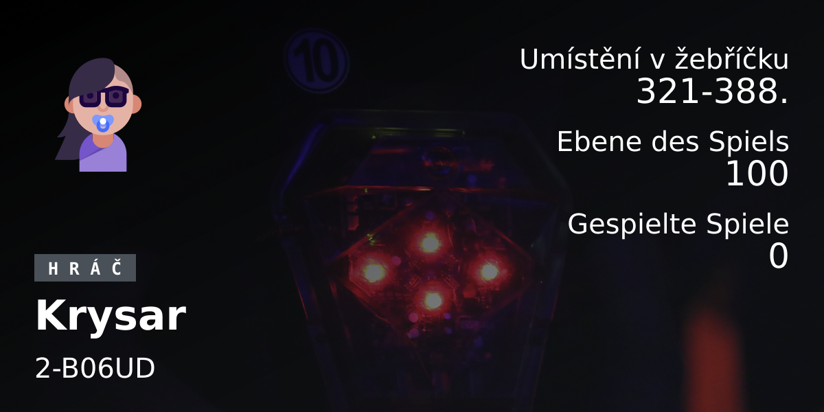 Spieler-Statistiken Krysar