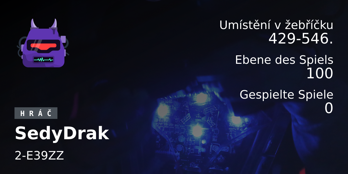 Spieler-Statistiken SedyDrak