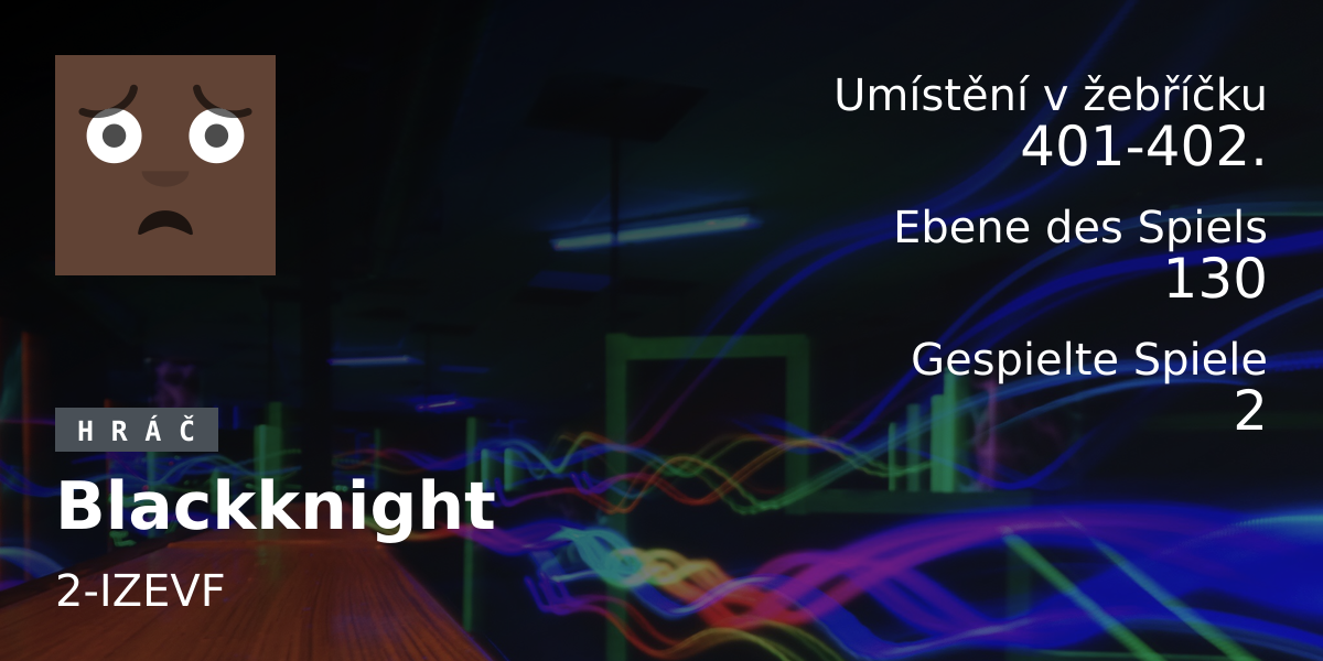 Spieler-Statistiken Blackknight