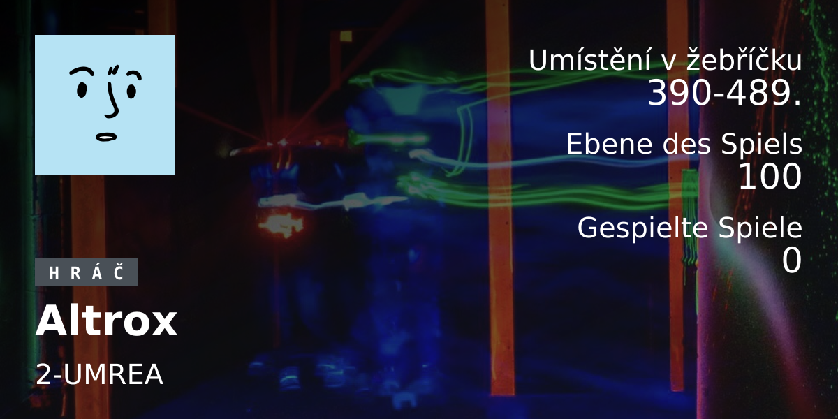 Spieler-Statistiken Altrox 