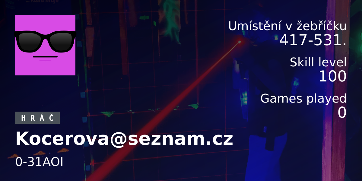 Player Stats Kocerova@seznam.cz