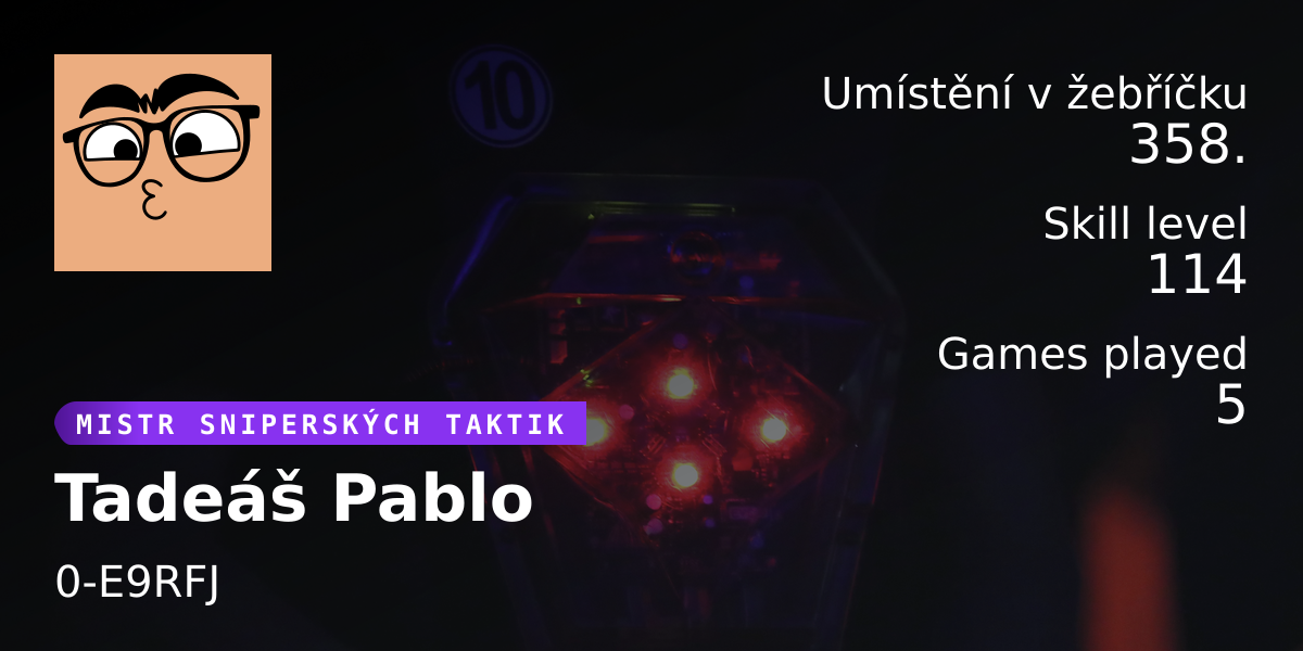 Player Stats Tadeáš Pablo