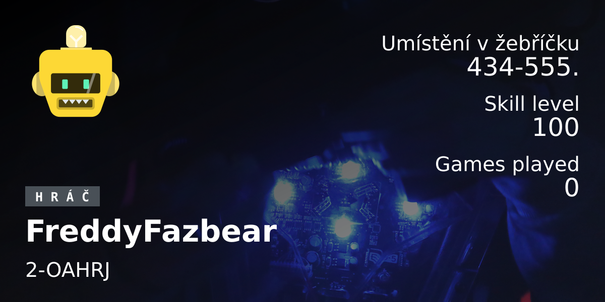 Player Stats FreddyFazbear