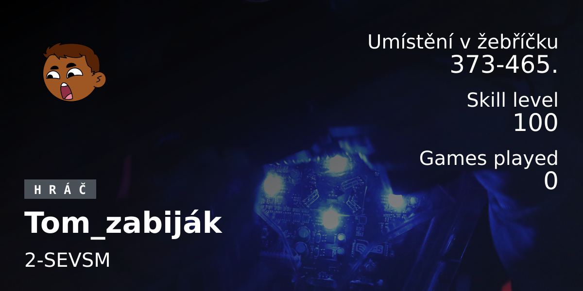 Player Stats Tom_zabiják