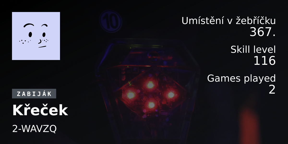 Player Stats Křeček