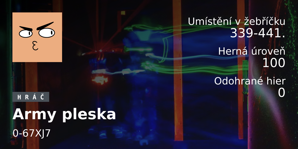Štatistiky hráča Army pleska