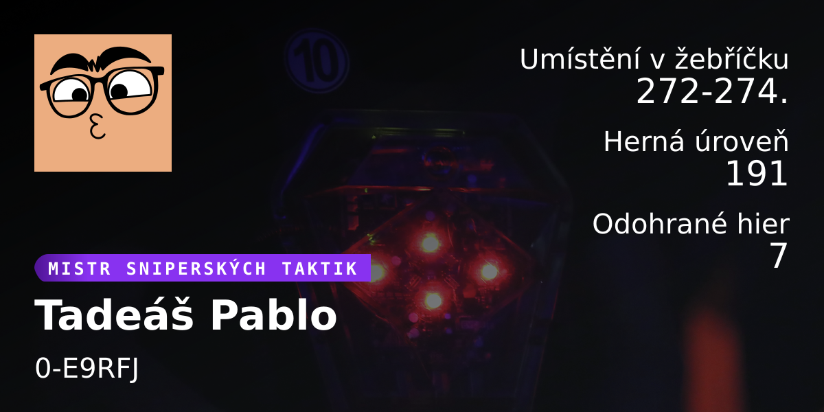 Štatistiky hráča Tadeáš Pablo
