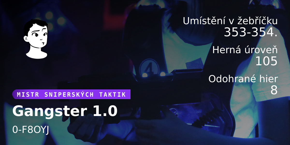 Štatistiky hráča Gangster 1.0