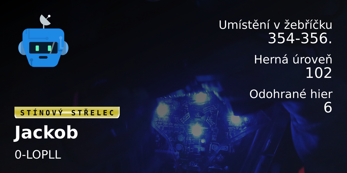 Štatistiky hráča Jackob