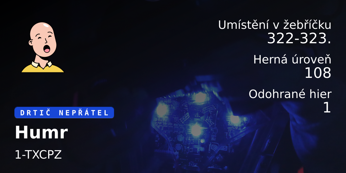 Štatistiky hráča Humr