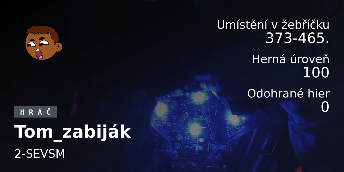 Štatistiky hráča Tom_zabiják