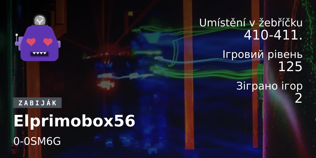 Статистика гравців Elprimobox56