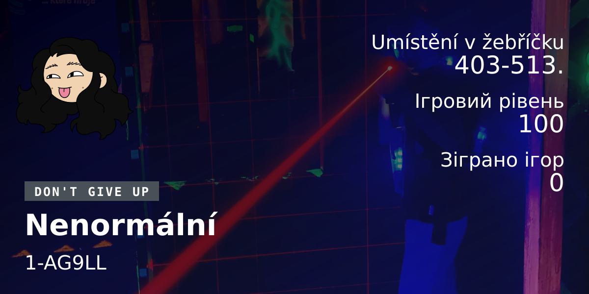 Статистика гравців Nenormální 