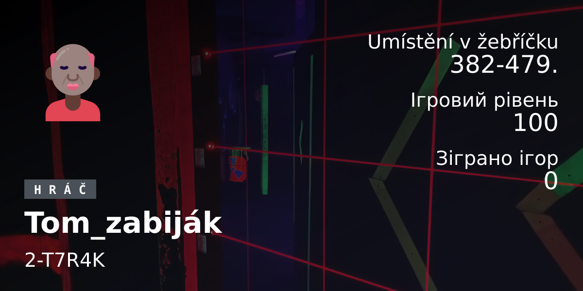 Статистика гравців Tom_zabiják