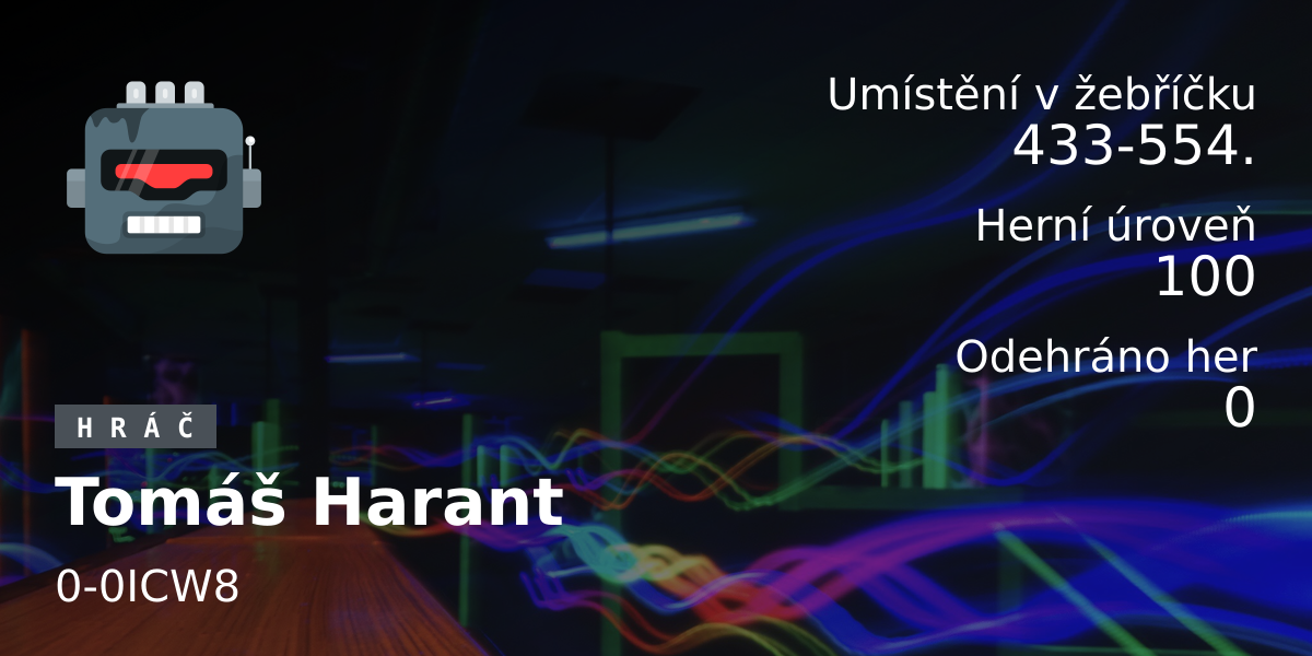 Statistiky hráče Tomáš Harant