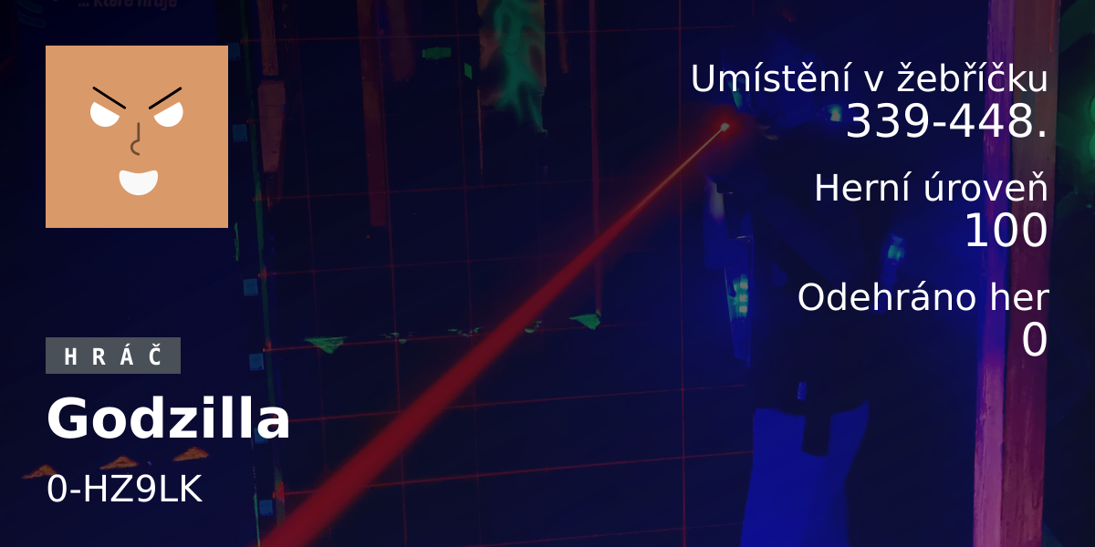 Statistiky hráče Godzilla 