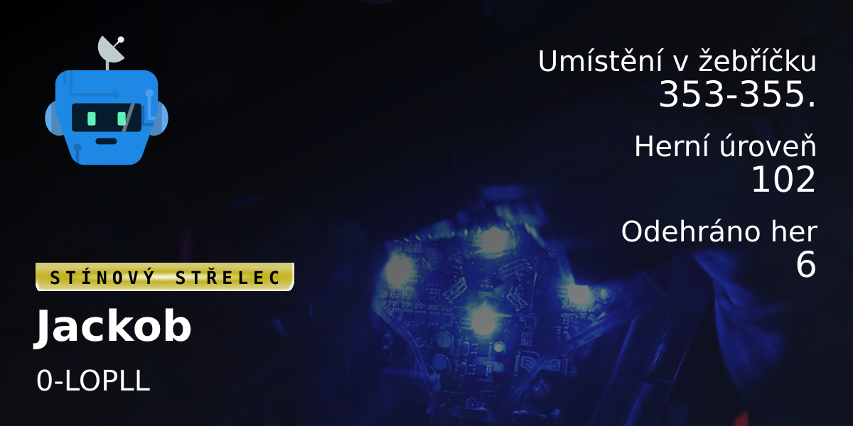 Statistiky hráče Jackob
