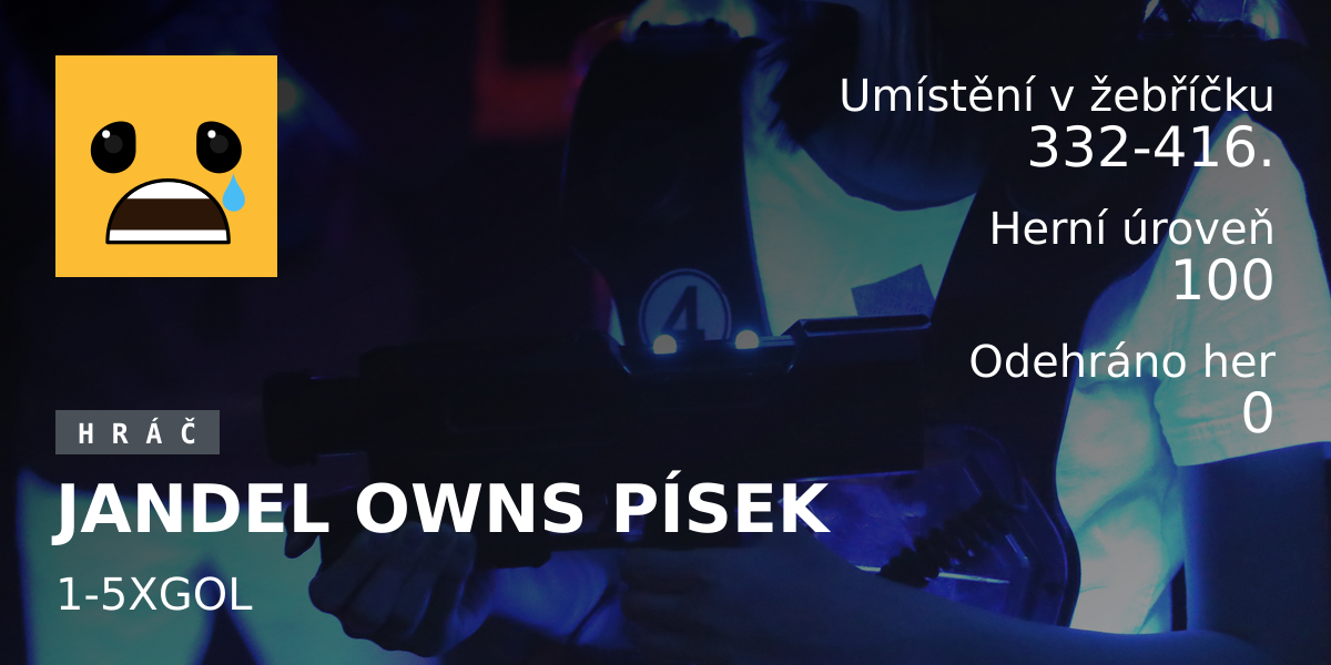 Statistiky hráče JANDEL OWNS PÍSEK 