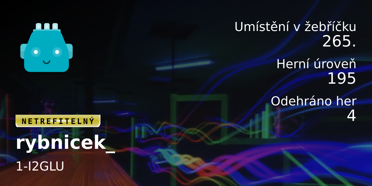 Statistiky hráče rybnicek_