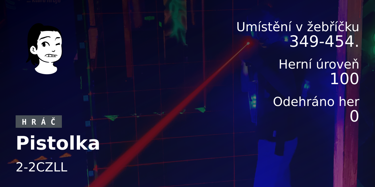 Statistiky hráče Pistolka