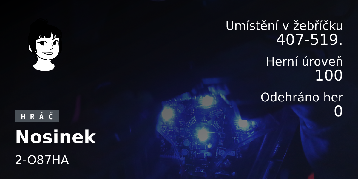 Statistiky hráče Nosinek