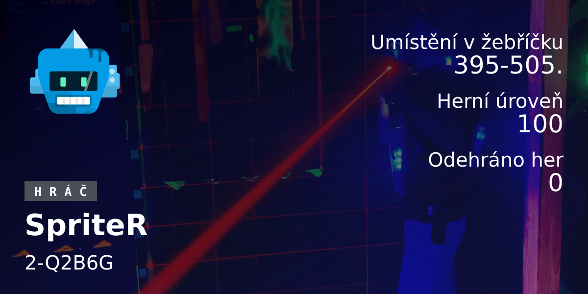 Statistiky hráče SpriteR