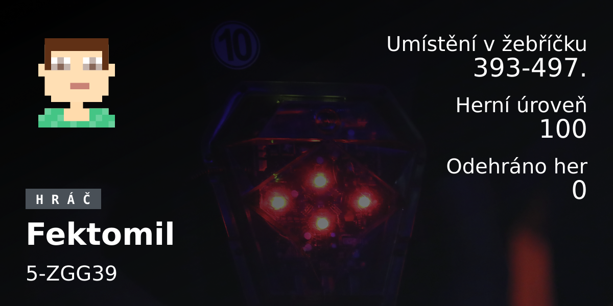 Statistiky hráče Fektomil